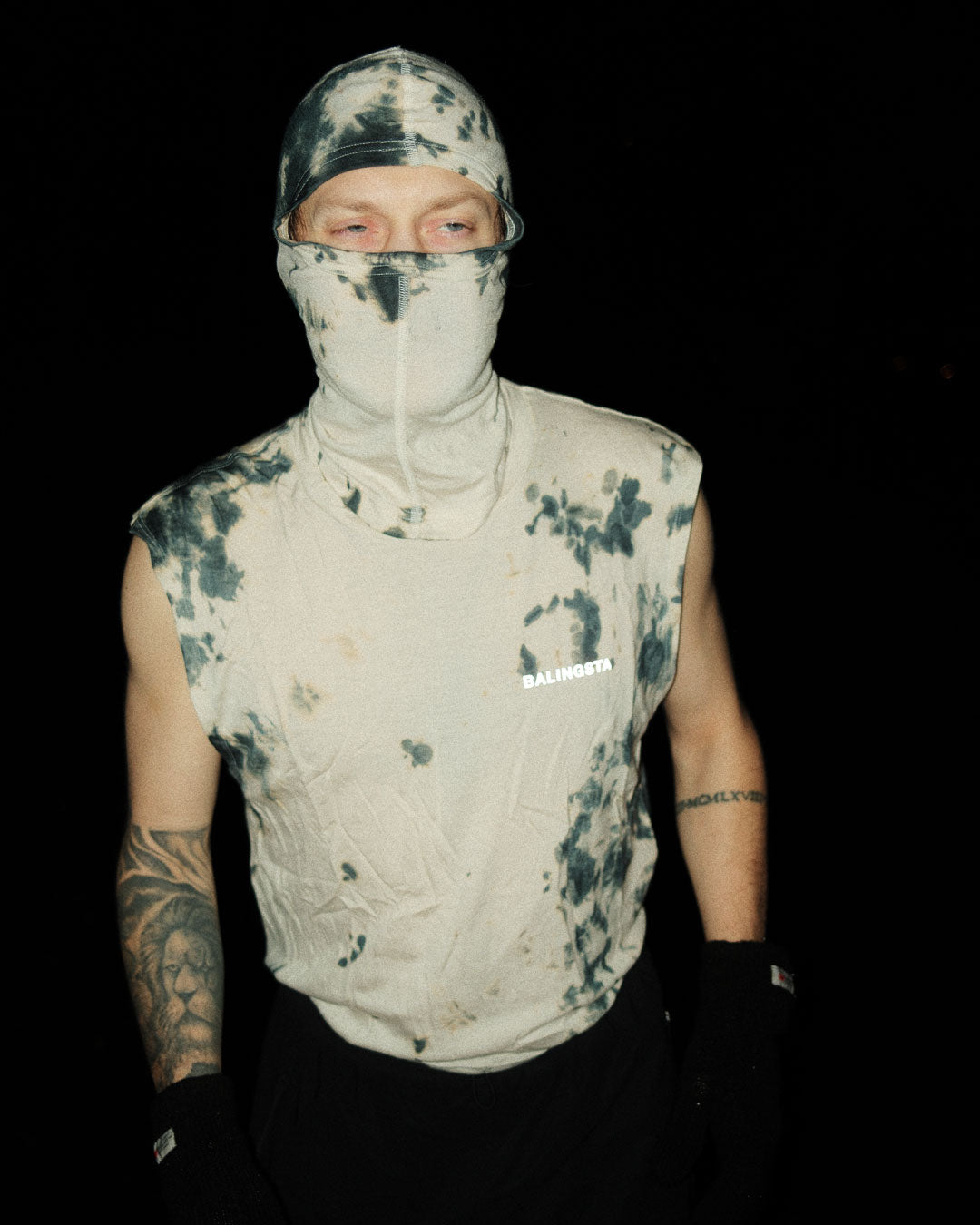 Stained™ Muscle-Tee - Black